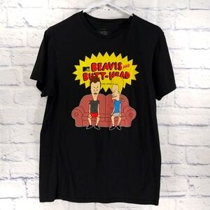 🎟️BOGO FREE🎟️ Beavis & Butt-Head MTV T-Shirt Sz M Short Sleeve